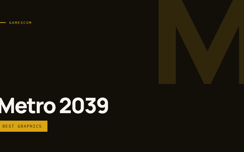 AI-ілюстрація: Metro 2039 — Gamescom Best Graphics.
